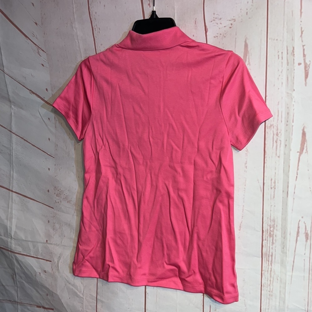 Lands End Supima Polo  Apple Blossom - Picture 2 of 2